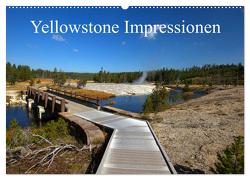 Yellowstone Impressionen (Wandkalender 2024 DIN A2 quer), CALVENDO Monatskalender von Gernhoefer,  U.