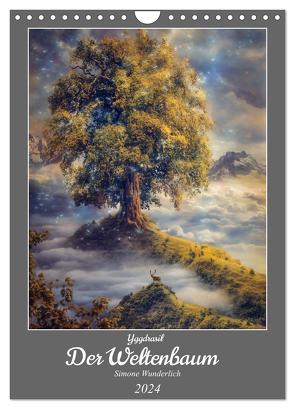 Yggdrasil – Der Baum des Lebens (Wandkalender 2024 DIN A4 hoch), CALVENDO Monatskalender von Wunderlich,  Simone