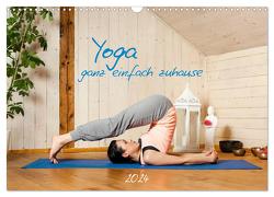 Yoga – ganz einfach zuhause (Wandkalender 2024 DIN A3 quer), CALVENDO Monatskalender von Gann (magann),  Markus