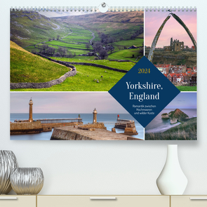 Yorkshire, England: Romantik zwischen Hochmooren und wilder Küste (hochwertiger Premium Wandkalender 2024 DIN A2 quer), Kunstdruck in Hochglanz von Kruse,  Joana