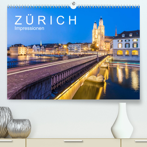 Z Ü R I C H Impressionen (Premium, hochwertiger DIN A2 Wandkalender 2022, Kunstdruck in Hochglanz) von Dieterich,  Werner