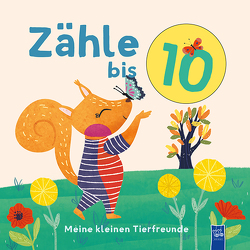 Zähle bis 10 – Meine kleinen Tierfreunde