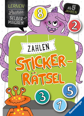 Zahlen-Sticker-Rätsel ab 5 Jahren von Jebautzke,  Kirstin, Penner,  Angelika