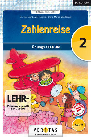 Zahlenreise 2. Übungs-CD-ROM (EL – Einzellizenz) von Aichberger,  Gabriele, Brunner,  Edith, Eisschiel,  Karin, Mitis,  Waltraud, Moitzi,  Florian, Wanitschka,  Susanne