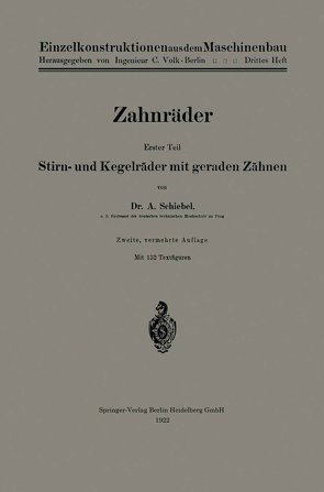 Zahnräder von Schiebel,  Adalbert