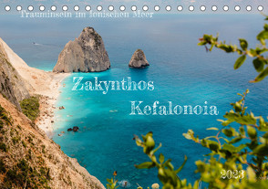 Zakynthos und Kefalonia Trauminseln im Ionischen Meer (Tischkalender 2023 DIN A5 quer) von Hans Steffl,  Mike