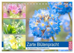 Zarte Blütenpracht. Die lieblichsten Frühlingsblumen (Tischkalender 2024 DIN A5 quer), CALVENDO Monatskalender von Hurley,  Rose