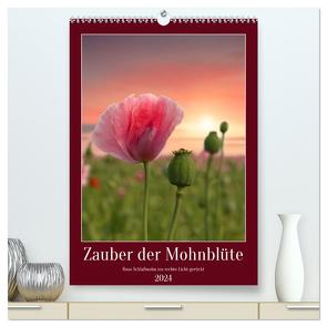 Zauber der Mohnblüte (hochwertiger Premium Wandkalender 2024 DIN A2 hoch), Kunstdruck in Hochglanz von Löwer,  Sabine