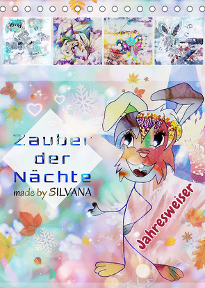 Zauber der Nächte: Jahresweiser (Tischkalender 2023 DIN A5 hoch) von by SILVANA,  made