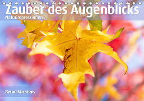 ZAUBER DES AUGENBLICKS Naturimpressionen (Tischkalender 2021 DIN A5 quer) von Maertens,  Bernd