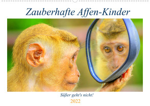 Zauberhafte Affenkinder. Süßer geht´s nicht! (Wandkalender 2022 DIN A2 quer) von Hurley,  Rose