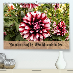 Zauberhafte Dahlienblüten (Premium, hochwertiger DIN A2 Wandkalender 2021, Kunstdruck in Hochglanz) von Schneller,  Helmut