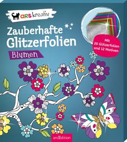 Zauberhafte Glitzerfolien Blumen