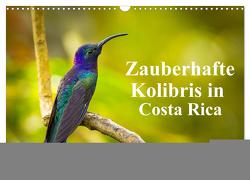 Zauberhafte Kolibris in Costa Rica (Wandkalender 2024 DIN A3 quer), CALVENDO Monatskalender von Rusch,  Winfried