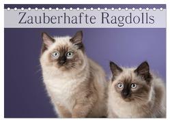 Zauberhafte Ragdolls / Geburtstagskalender (Tischkalender 2024 DIN A5 quer), CALVENDO Monatskalender von Noack,  Nicole