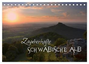 Zauberhafte Schwäbische Alb (Tischkalender 2024 DIN A5 quer), CALVENDO Monatskalender von Mathias,  Simone