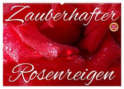 Zauberhafter Rosenreigen (Wandkalender 2024 DIN A2 quer), CALVENDO Monatskalender von Cross,  Martina