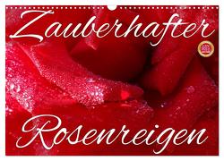 Zauberhafter Rosenreigen (Wandkalender 2024 DIN A3 quer), CALVENDO Monatskalender von Cross,  Martina