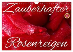 Zauberhafter Rosenreigen (Wandkalender 2024 DIN A4 quer), CALVENDO Monatskalender von Cross,  Martina