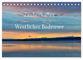 Zauberhafter Westlicher Bodensee (Tischkalender 2024 DIN A5 quer), CALVENDO Monatskalender von Pries,  Friedrich