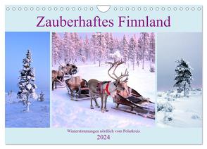 Zauberhaftes Finnland (Wandkalender 2024 DIN A4 quer), CALVENDO Monatskalender von GUGIGEI,  GUGIGEI