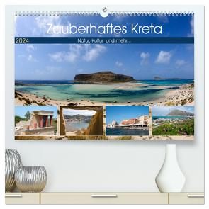 Zauberhaftes Kreta (hochwertiger Premium Wandkalender 2024 DIN A2 quer), Kunstdruck in Hochglanz von Scholz,  Frauke