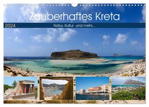 Zauberhaftes Kreta (Wandkalender 2024 DIN A3 quer), CALVENDO Monatskalender von Scholz,  Frauke