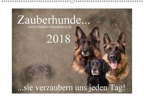 Zauberhunde… sie verzaubern uns jeden Tag! (Wandkalender 2018 DIN A2 quer) von Hofer-Ott,  Nadine