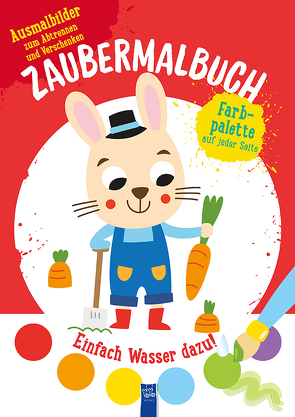 Zaubermalbuch – Hase (rot)