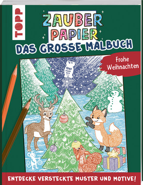 Zauberpapier – Das große Malbuch – Frohe Weihnachten von Hecher,  Mimi