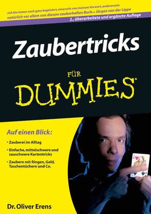 Zaubertricks für Dummies von Erens,  Oliver