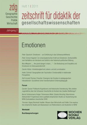 ZDG 1/2011, Emotionen von Gautschi,  Peter, Sander,  Wolfgang, Thode-Jüchtern,  Tilman, Weber,  Birgit