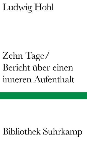 Zehn Tage / Bericht über einen inneren Aufenthalt von Hohl,  Ludwig, Langenbacher,  Andreas, Mosca-Rau,  Bettina