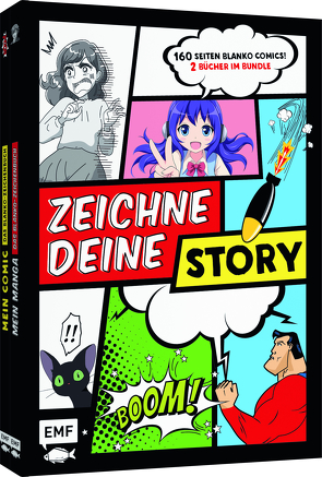 Zeichne deine Story – Blanko Comics: Zwei Bücher im Bundle