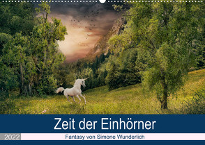 Zeit der Einhörner (Wandkalender 2022 DIN A2 quer) von Wunderlich,  Simone