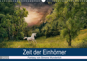 Zeit der Einhörner (Wandkalender 2022 DIN A3 quer) von Wunderlich,  Simone