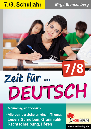 Zeit für Deutsch / Klasse 7-8 von Brandenburg,  Birgit