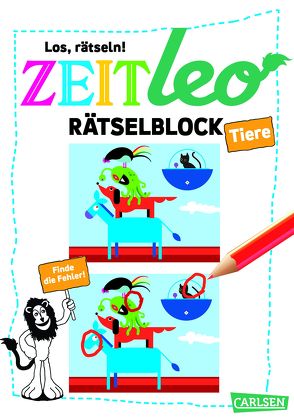 ZEIT LEO Rätselblock „Tiere“ von Dolinger,  Igor, Fischer,  Lucia, Frickey,  Jon