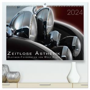 Zeitlose Ästhetik Oldtimer-Fotografien von Wolf Kloss (hochwertiger Premium Wandkalender 2024 DIN A2 quer), Kunstdruck in Hochglanz von Kloss,  Wolf