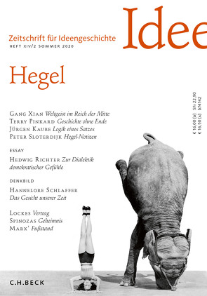 Zeitschrift für Ideengeschichte Heft XIV/2 Sommer 2020 von Breckman,  Warren, Butler,  Judith, Hacke,  Jens, Kaube,  Jürgen, Matthiesen,  Michael, Münkler,  Herfried, Pinkard,  Terry, Schlaffer,  Hannelore