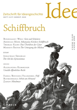 Zeitschrift für Ideengeschichte Heft XIV/3 Herbst 2020 von Bähr,  Andreas, Bauer,  Markus, Burschel,  Peter, Rahn,  Thomas, Rößler,  Hole, Sheehan,  Jonathan, Wolf,  Burkhardt