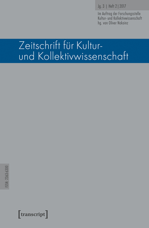 Zeitschrift für Kultur- und Kollektivwissenschaft von Nakoinz,  Oliver