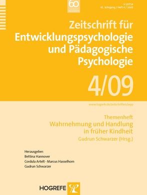 Zeitschrift für Entwicklungspsychologie und Pädagogische Psychologie von Schwarzer,  Gudrun