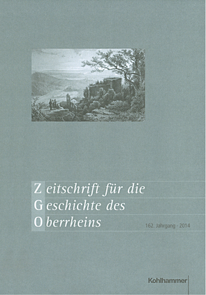 Zeitschrift für Geschichte des Oberrheins von Rödel,  Volker