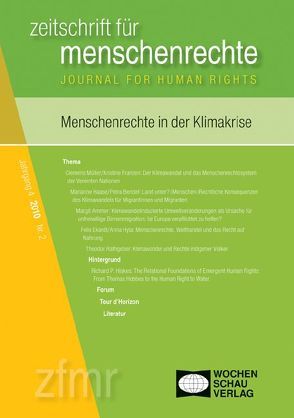 Menschenrechte in der Klimakrise von Debus,  Tessa, Kreide,  Regina, Krennerich,  Michael, Malowitz,  Karsten, Pollmann,  Arnd, Zwingel,  Susanne