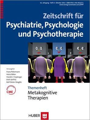 Zeitschrift für Psychiatrie, Psychologie und Psychotherapie von Böker,  Heinz, Freyberger,  Harald J, Petermann,  Franz, Seifritz,  Erich, Stieglitz,  Rolf-Dieter