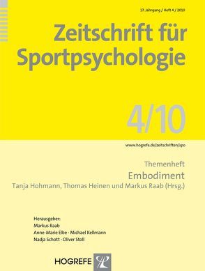 Zeitschrift für Sportpsychologie von Heinen,  Thomas, Hohmann,  Tanja, Raab,  Markus