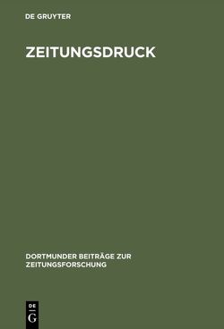 Zeitungsdruck von Fuchs,  Boris, Welke,  Martin