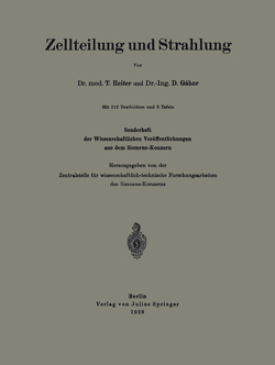 Zellteilung und Strahlung von Gábor,  D., Reiter,  T.