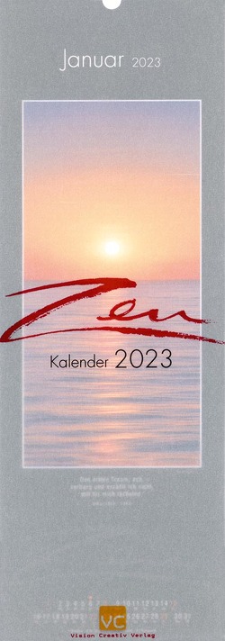 Zen-Kalender 2023 von Orth,  Vis